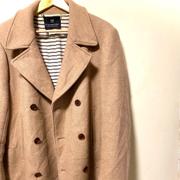 Scotch & Soda Wool Peacoat - Picture 3 of 7